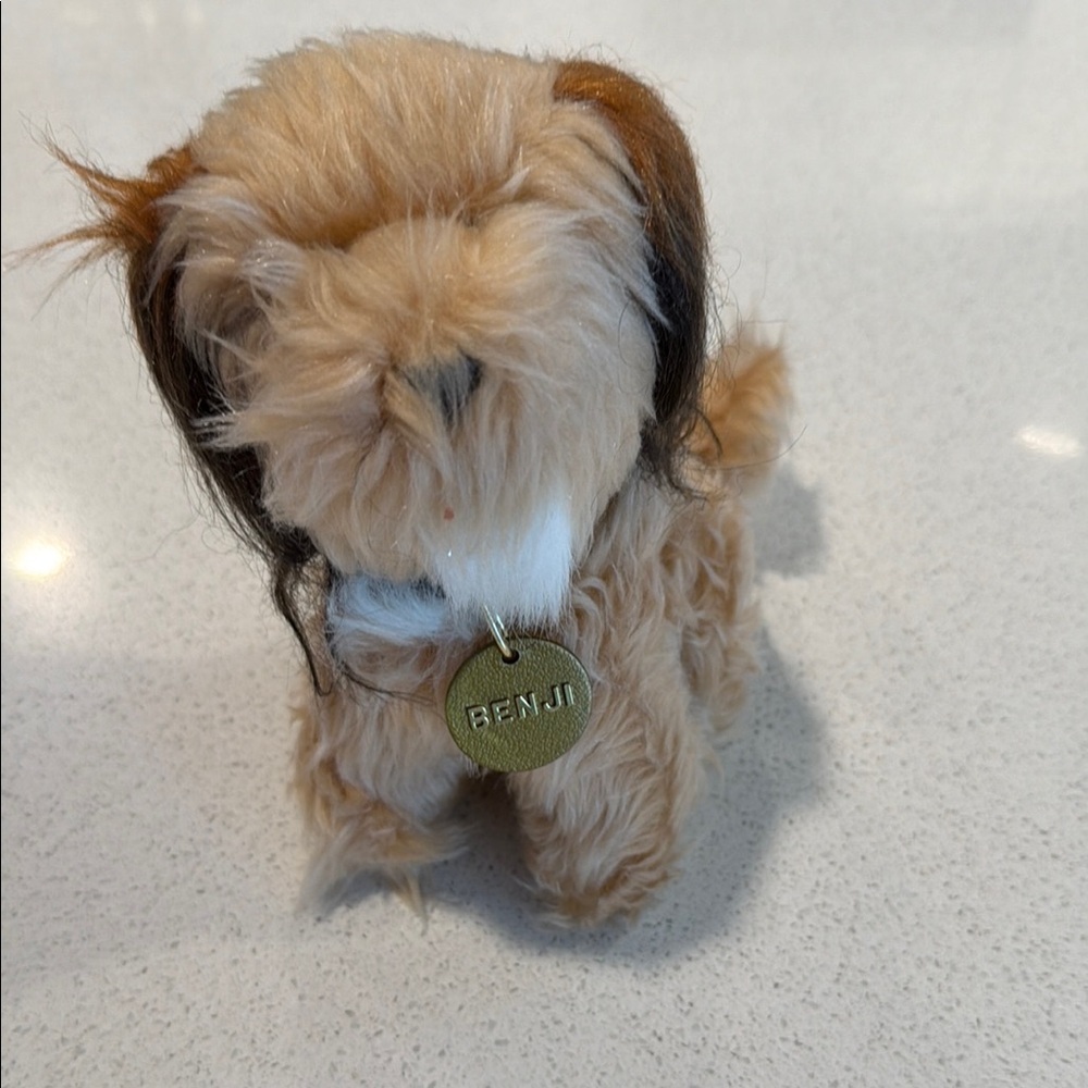 BINGO Plush Dog Toy with Gold name Tag